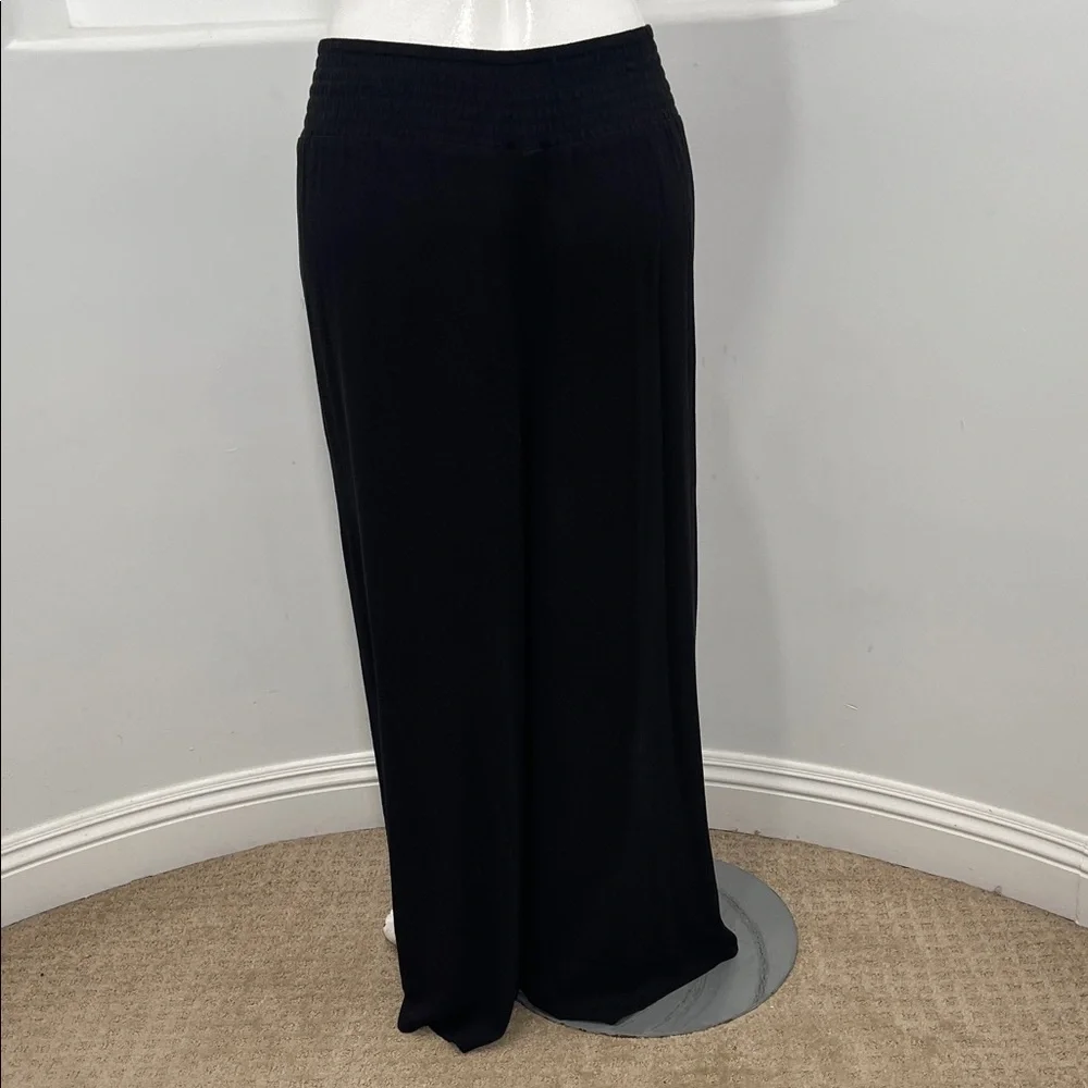 Shade & Shore Gauze Black Women's Cover Up Lounge Pants Size 2X (20-22) NWOT